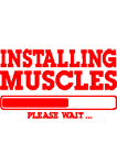 Installing muscles (Red)